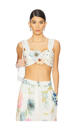 La Fuori - Blossom Belle Pleated Crop Top