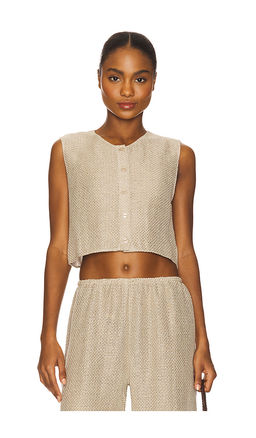 LESET - Stella Crewneck Vest Top