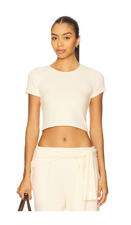 LESET - Lauren Crop Slim Fit Tee