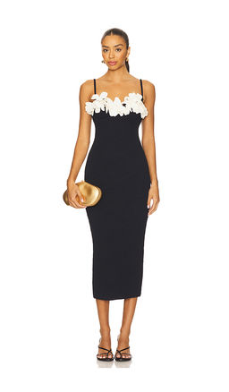 Patbo - Breeze Jacquard Colorblock Midi Dress