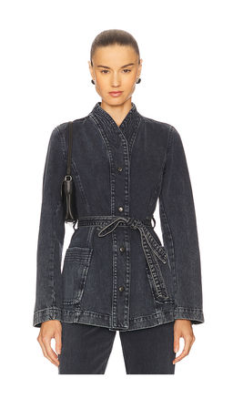 REMAIN - Belted Denim Jacket