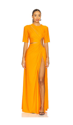 Sid Neigum - for FWRD Gathered Slit Dress