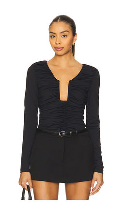 Susana Monaco - Square Wire Gathered V Top