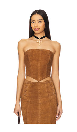 Understated Leather - Handkerchief Leather Top