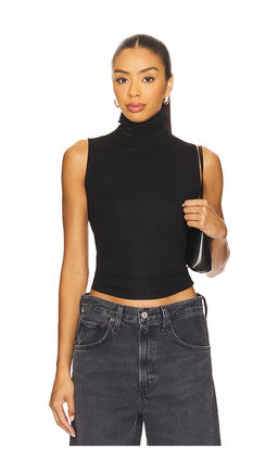 Vince - Sleeveless Turtleneck Top