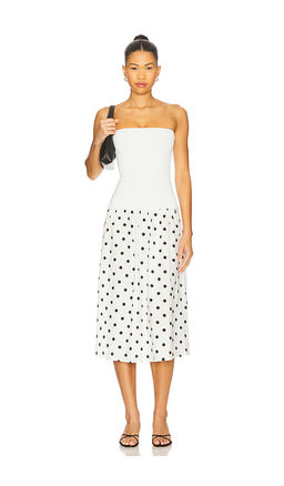 Weworewhat - x REVOLVE Ribbed Cotton Midi Dress