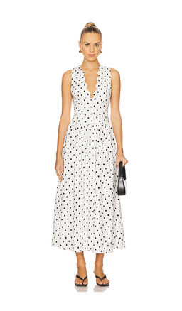 Weworewhat - Button Front Scallop Dress