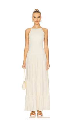 Weworewhat - Smocked Drop Waist Maxi Dress