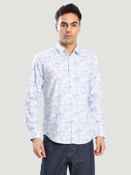 Bene Kleed - Blue Cotton Full Sleeves Shirt