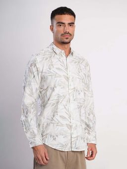 Bene Kleed - White Cotton Full Sleeves Shirt