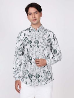 Bene Kleed - White Cotton Full Sleeves Shirt