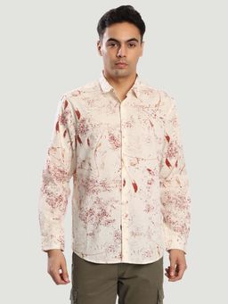 Bene Kleed - Off White Cotton Full Sleeves Shirt