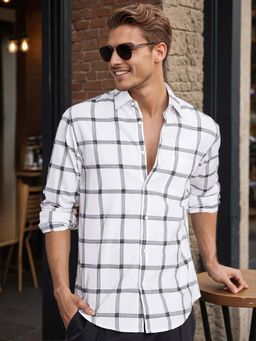 Bene Kleed - White Cotton Full Sleeves Shirt