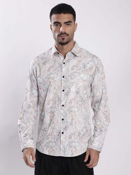 Bene Kleed - Rust Cotton Full Sleeves Shirt