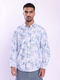 Bene Kleed - Blue Cotton Full Sleeves Shirt