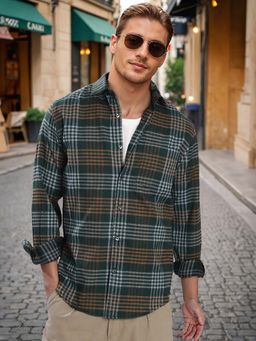 Bene Kleed - Multi-Color Cotton Blend Full Sleeves Shirt