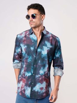 Bene Kleed - Multi-Color Cotton Blend Full Sleeves Shirt