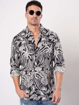 Bene Kleed - Black Rayon Full Sleeves Shirt