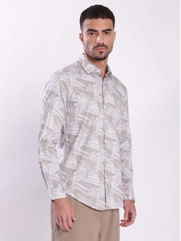 Bene Kleed - Grey Cotton Full Sleeves Shirt