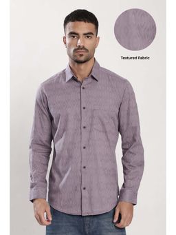 Bene Kleed - Purple Cotton Blend Full Sleeves Shirt