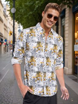 Bene Kleed - Multi-Color Cotton Full Sleeves Shirt