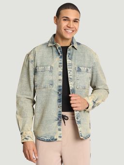 Bene Kleed - Blue Cotton Full Sleeves Shirt