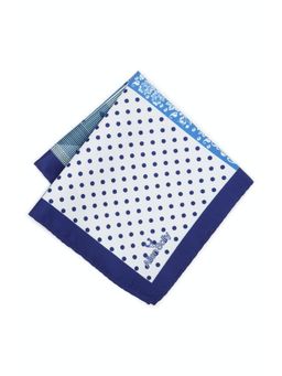 Allen Solly - Men Navy Blue Printed Formal Pocket Square