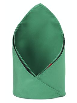 Peter England - Men Green Solid Formal Pocket Square