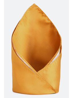 Van Heusen - Men Orange Solid Formal Pocket Square