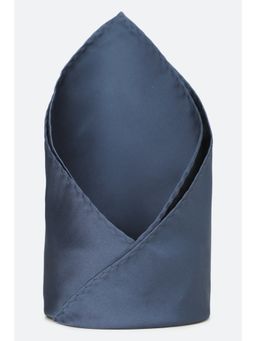 Van Heusen - Men Navy Blue Solid Formal Pocket Square