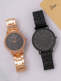 Joker and Witch - Joker & Witch Waffle & Cookie Couple Watches