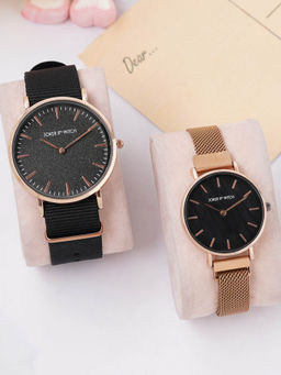 Joker and Witch - Joker & Witch Hot Chocolate & Marshmallows Couple Watches