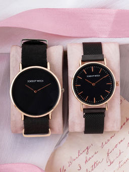 Joker and Witch - Joker & Witch Vanilla & Hazelnut Couple Watches