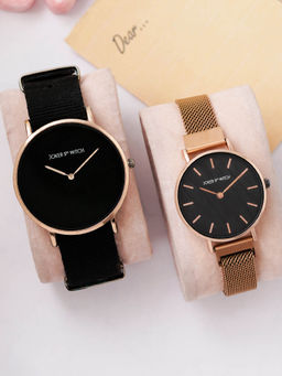 Joker and Witch - Joker & Witch Orange & Caramel Couple Watches