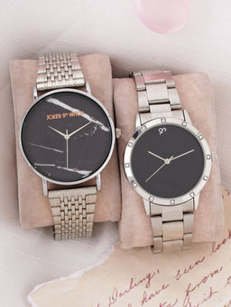 Joker and Witch - Joker & Witch Cookies & Cream Couple Watches