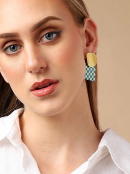 Sohi - Gold Plated Party Designer Drop Earring for Women