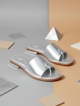 EZOK - Silver Casual Sandals for Women
