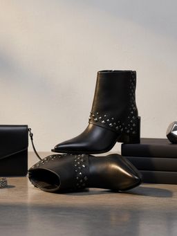 EZOK - Black Casual Boots for Women