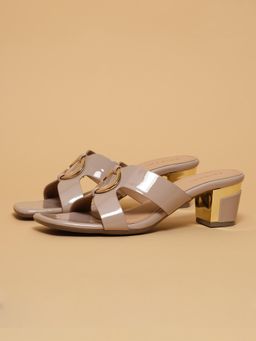 ERIDANI - Alyna Pink Patent Sandal Heels