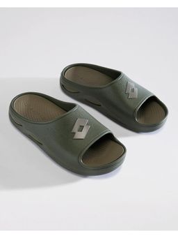 LOTTO - Esotica Olive Sliders for Men