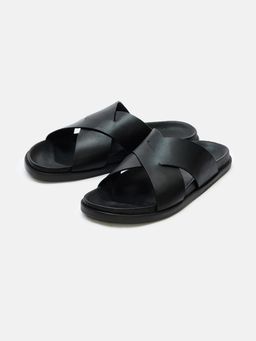 Snitch - Men Black Casual Sandals