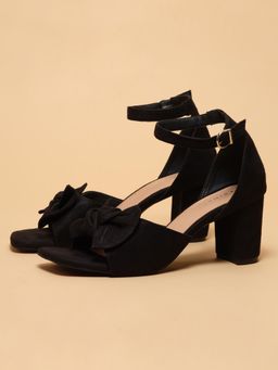 ERIDANI - Susie Black Block Sandal Heels