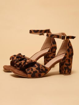 ERIDANI - Susie Brown Block Sandal Heels