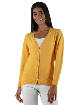 Monte Carlo Cardigans : Buy Monte Carlo Yellow Solid Cardigan Online |  Nykaa Fashion