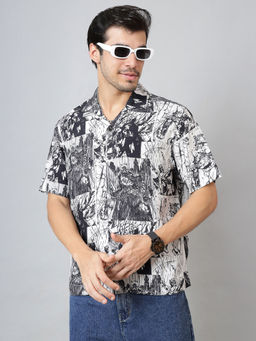 Free Authority - Official Batman Printed Regular Fit Shirt For Men