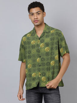 Free Authority - Official Dragon Ball Z Printed Regular Fit Shirt For Men