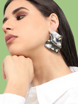 Sohi - Gold Plated Designer Party Drop Earring For Women