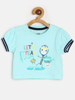 MINI KLUB - Girls Green Knit Top