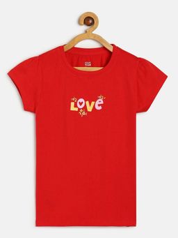 MINI KLUB - Kids Girls Red Knit Top