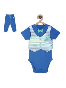 MINI KLUB - Boys Blue Bodysuit and Joggers (Set of 2)